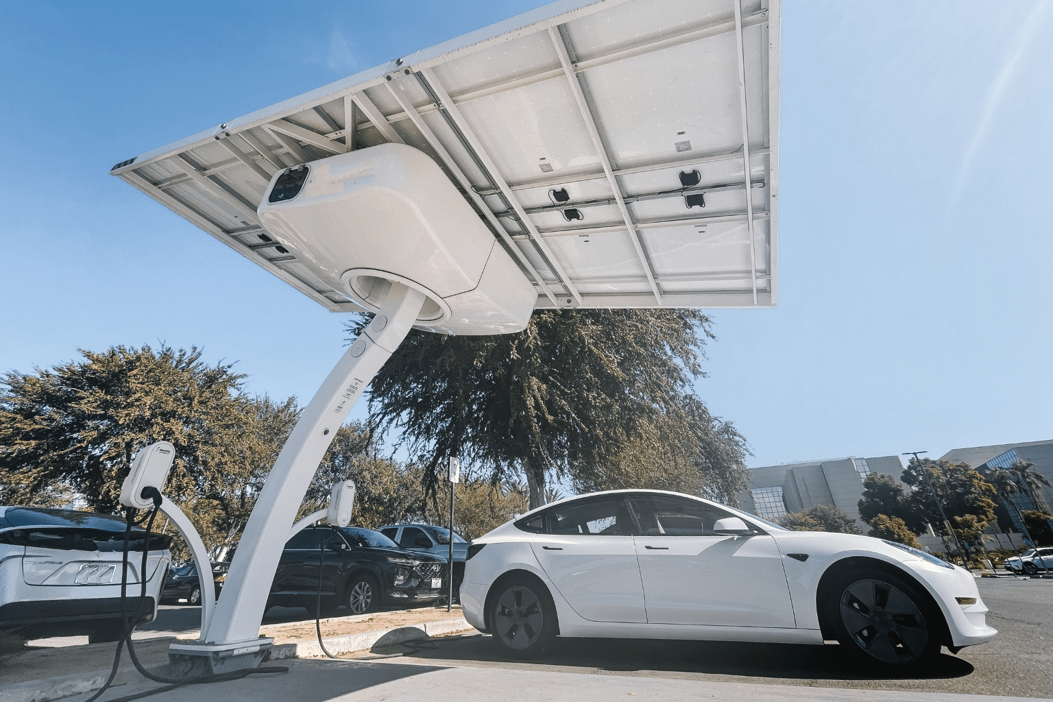 Solar EV charger installation california